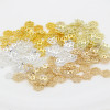 Alloy Pitted Small Flower Tray 6mm Beads Pearl Gasket Spacer Diy Jewelry Accessories