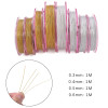 Japan Imported Gold Wire Soft Steel Pearl Necklace Bracelet Beaded Handmade Diy Jewelry