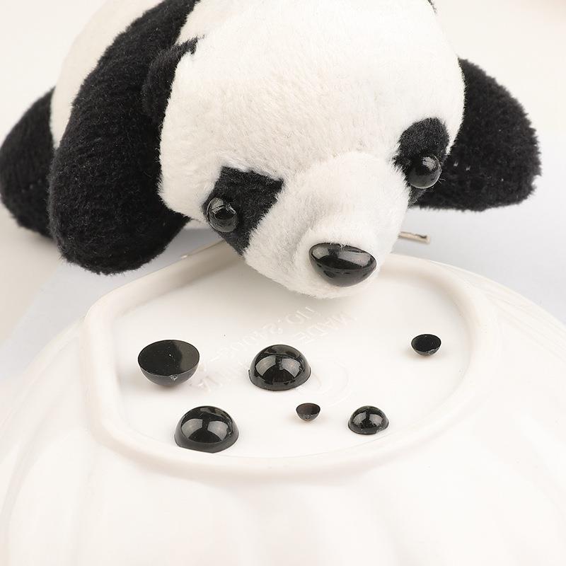Acrylic Semicircle Cartoon Plush Toy Animal Eye Beads Diy Handmade Doll Accessories