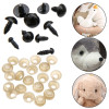 Acrylic Animal Eyes and Nose Leather Pad Accessories Set Box Diy Handmade Plush Toy Small
