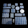 Handmade Diy Jewelry Material Organizing Box Box Transparent Removable Plastic Box