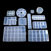 Handmade Diy Jewelry Material Organizing Box Box Transparent Removable Plastic Box