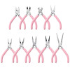 Handmade Diy Pliers Pink Needle Nose Jewelry Multifunctional Round Mini Winding Beading