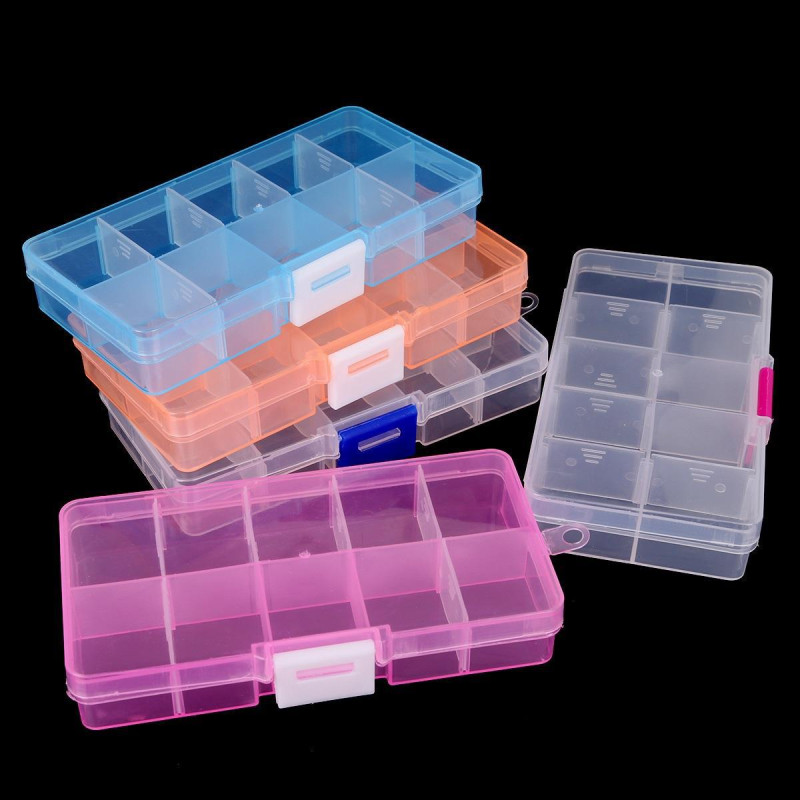 Simple Transparent Plastic Box Storage Box Multi-functional Box Classified Jewelry Box Box