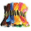 100 Color Wrapping Thread Cross Stitch Cotton Silk Handmade Diy Hairpin Embroidery