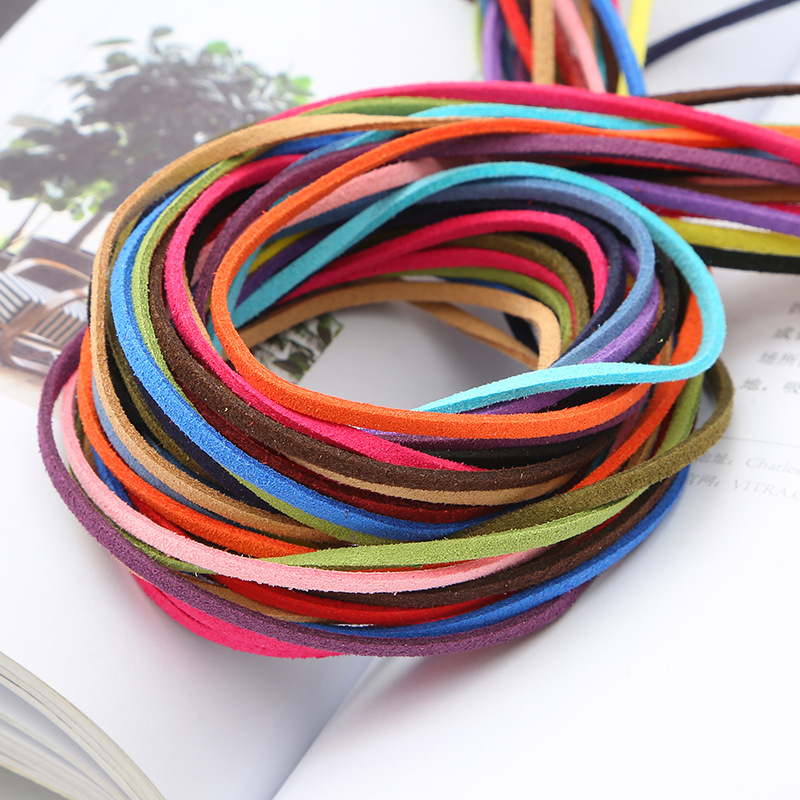 3mm Korean Velvet Suede Rope Handmade Material Bracelet Necklace Braided Wire Diy Jewelry