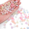 Colorful Acrylic Small Peach Heart Exploded Beads Cracked Loose Diy Handmade Jewelry