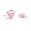 Colorful Acrylic Small Peach Heart Exploded Beads Cracked Loose Diy Handmade Jewelry