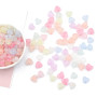 Colorful Acrylic Small Peach Heart Exploded Beads Cracked Loose Diy Handmade Jewelry