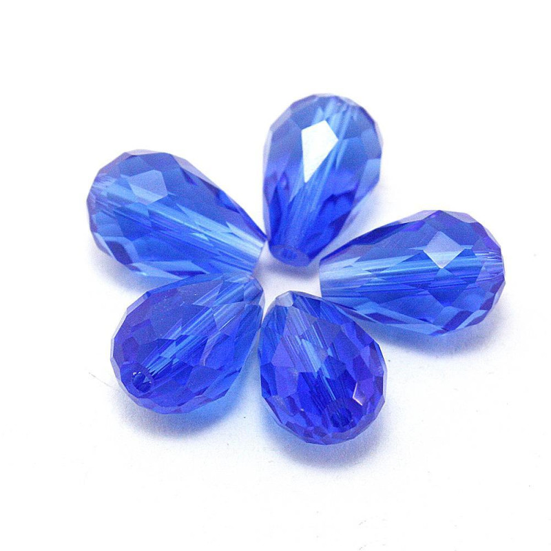 Drop-shaped Glass Crystal Loose Beads Diy Handmade Bracelet Earrings Making Materials