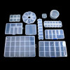 Transparent Removable Plastic Box Earring Box Storage Box Tool Handmade Diy Jewelry