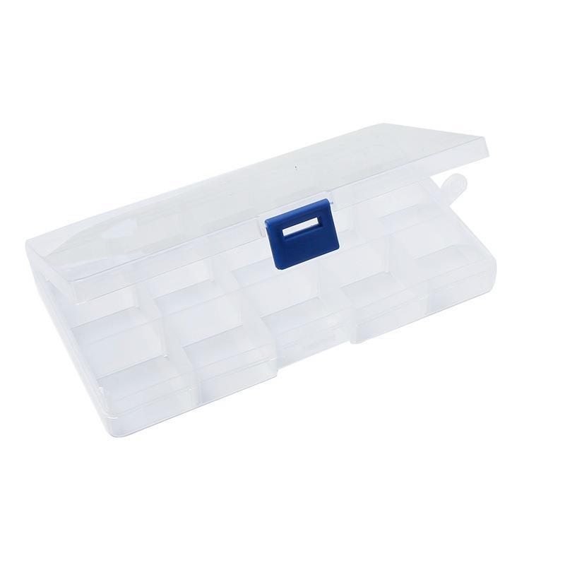 Transparent Removable Plastic Box Earring Box Storage Box Tool Handmade Diy Jewelry