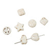 Synthetic White Turquoise Cross Five-pointed Star Starfish New Style Beaded Diy Bracelet