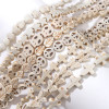 Synthetic White Turquoise Cross Five-pointed Star Starfish New Style Beaded Diy Bracelet