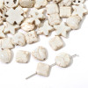 Synthetic White Turquoise Cylindrical Beads Square Spacer Diy Bracelet Necklace Material