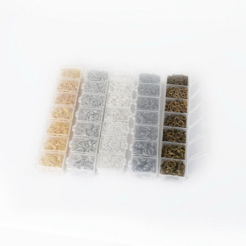 4-10mm Metal Single Ring Diy Handmade Jewelry Accessories Open Closed Box Material
