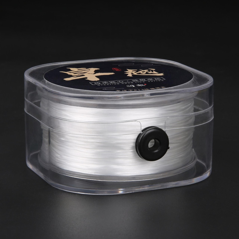 Korean Imported Flat Colored Crystal Elastic Thread, Handmade Diy Beaded Ring Box