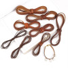Retro Square Imitation Cowhide Rope Hand Rubber Band Bracelet Jomon Play Line Handmade