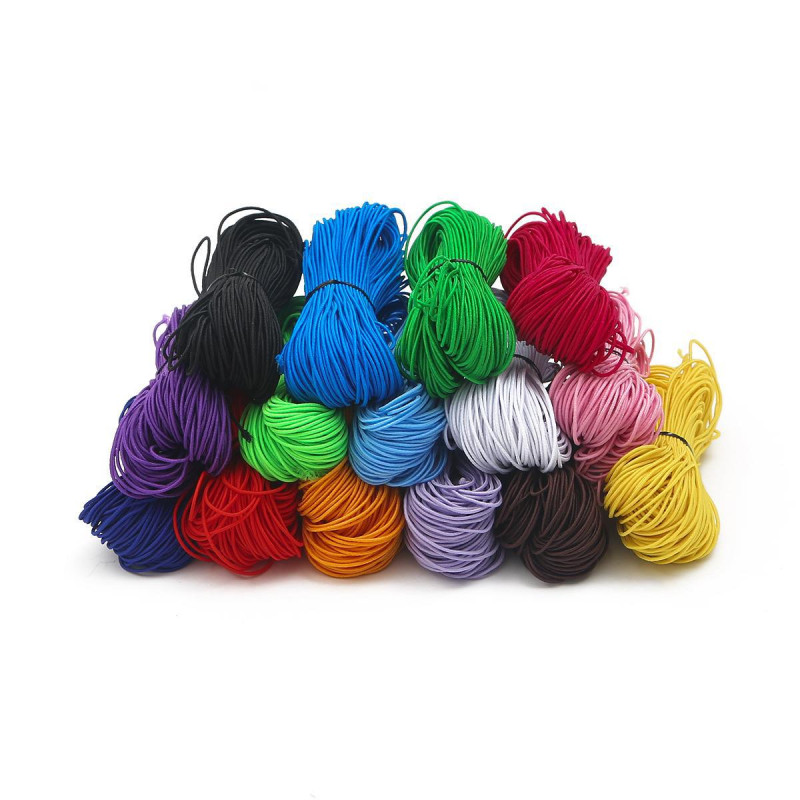 Elastic Rope Durable Round Color Rubber Band Purple High Blue Diy Material Manufacturer