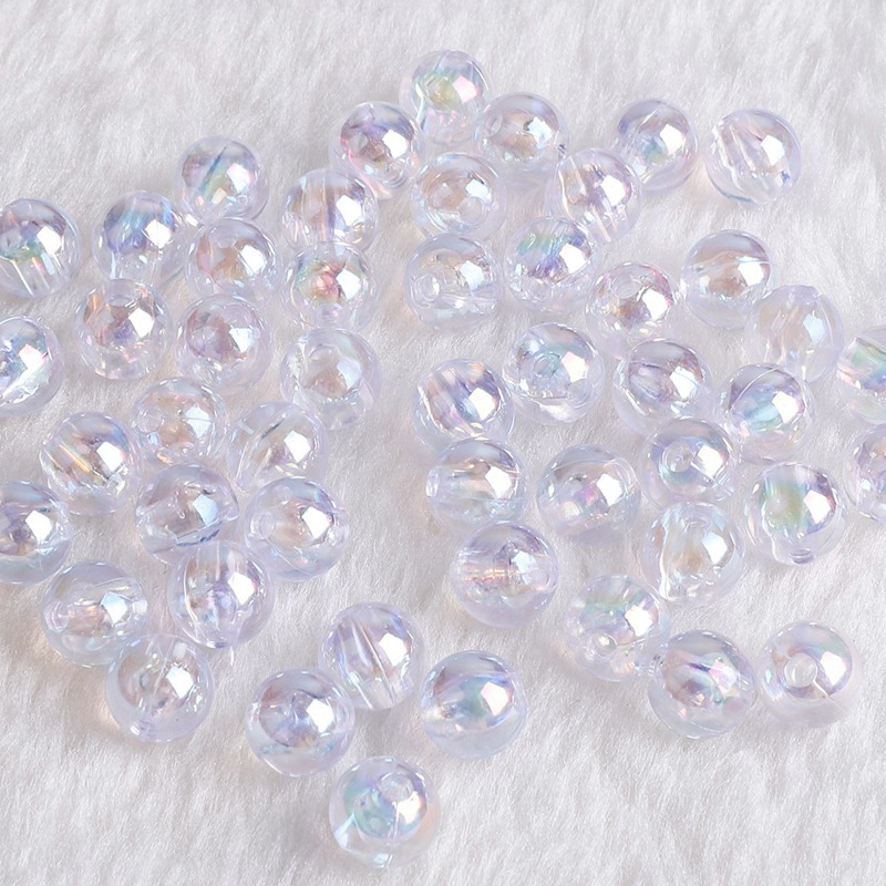 Acrylic Colorful Balls Handmade Diy Earring Materials Homemade Earrings Bracelet Beads