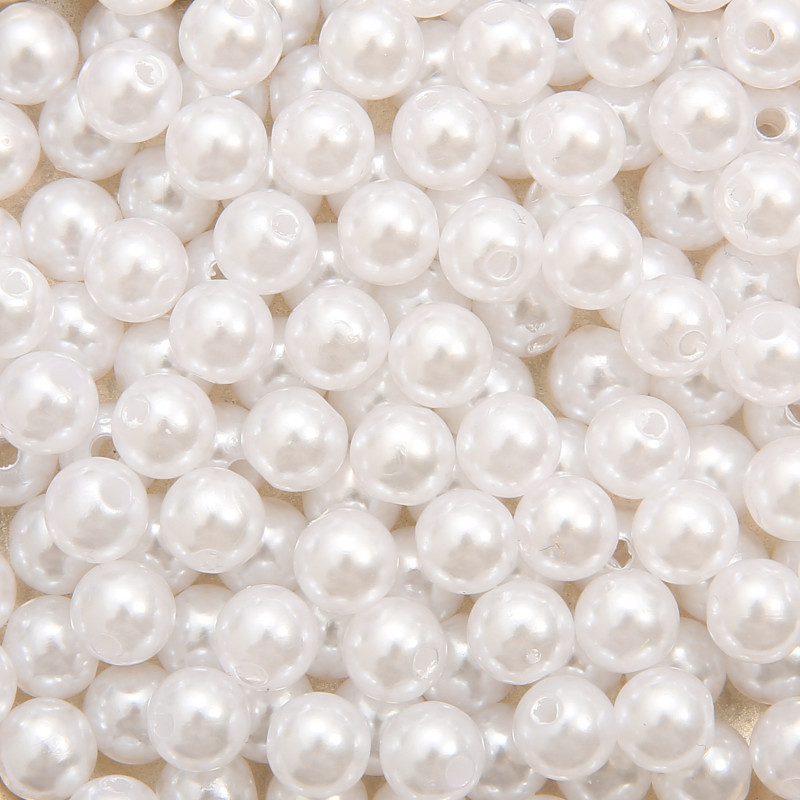 Abs High-gloss Imitation Pearls Handmade Diy Material Accessories Making Necklace Jewelry