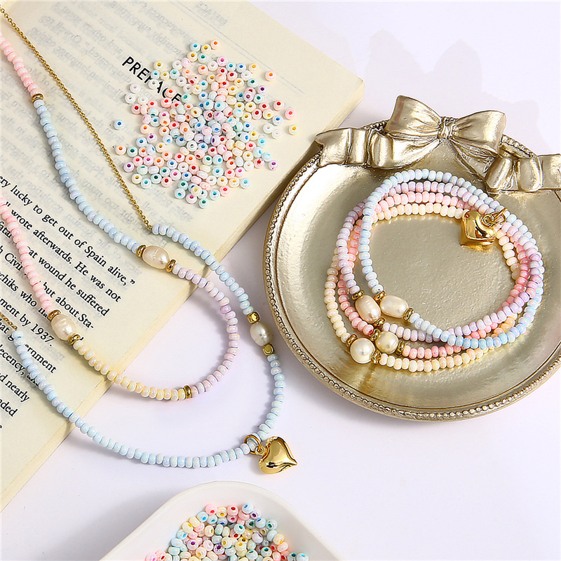 Super Excellent 2/3/4mm Solid Color Colorful Porcelain Beads Rice Handmade Diy Bracelet
