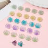 Glass Imitation Jade Gradient Color Lily of the Valley Beads Handmade Diy Necklace