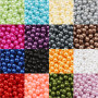 Non-porous Abs Imitation Pearl Off-white Round Beads Loose Handmade Diy Filler Clothing