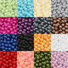 Non-porous Abs Imitation Pearl Off-white Round Beads Loose Handmade Diy Filler Clothing