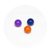 Large Package of Acrylic Colorful Solid Color Round Beads Loose Handmade Diy Bracelet