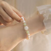 Rose Flower Bead Bracelet for Women Ins Niche Design New Summer Versatile As a Gift for