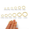3-20mm Single Circle Open Beaded Jewelry Diy Handmade Earrings Hair Accessories Hairpin