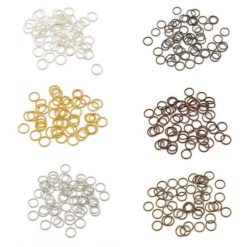 3-20mm Single Circle Open Beaded Jewelry Diy Handmade Earrings Hair Accessories Hairpin