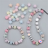 Hot Selling Colorful Acrylic Five-pointed Star Explosion Beads Crack Loose Diy Handmade
