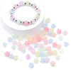 Hot Selling Colorful Acrylic Five-pointed Star Explosion Beads Crack Loose Diy Handmade