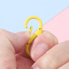 Hot Selling Color Alloy Painted Double-headed S-shaped Spring Buckle Handmade Diy