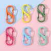 Hot Selling Color Alloy Painted Double-headed S-shaped Spring Buckle Handmade Diy