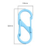 Hot Selling Color Alloy Painted Double-headed S-shaped Spring Buckle Handmade Diy