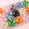 Resin Quicksand Gold Starry Sky Imitation Cat's Eye Beads Diy Handmade Bracelet Necklace