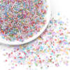 2/3/4mm Super Fine Cream Cloud Illusion Glass Rice Beads Handmade Diy Bracelet Necklace