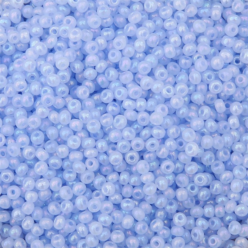 2/3/4mm Super Fine Cream Cloud Illusion Glass Rice Beads Handmade Diy Bracelet Necklace