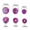 Beautiful Starry Sky Gradient Mermaid Beads Resin Round Handmade Diy Beaded Jewelry
