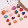 Beautiful Starry Sky Gradient Mermaid Beads Resin Round Handmade Diy Beaded Jewelry