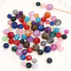 Beautiful Starry Sky Gradient Mermaid Beads Resin Round Handmade Diy Beaded Jewelry