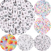 Acrylic Numbers English Letter Beads Diy Children's Beaded Jewelry Accessories Loose