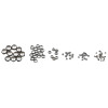 Hot Selling Copper Seven-color Positioning Beads Bracelet Beaded Buckle Diy Jewelry