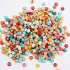 Acrylic Digital Flat Beads Jewelry Accessories Handmade Pendants Diy Bracelet Necklace