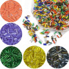 2*6mm Spiral Tube Beads Handmade Diy Bracelet Necklace Accessories Hairpin Tassel Material