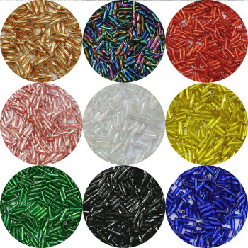 2*6mm Spiral Tube Beads Handmade Diy Bracelet Necklace Accessories Hairpin Tassel Material