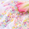 Abs Straight Hole Imitation Pearl Bracelet Beaded Material Package Handmade Diy Homemade